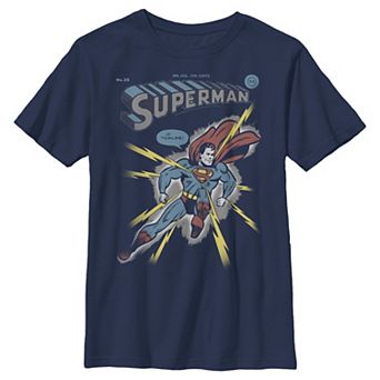 Boys 8-20 DC Comics Superman Electrified Graphic Tee