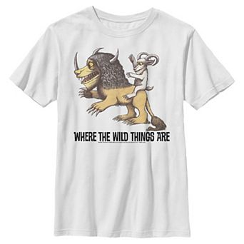 Boys 6-20 Where The Wild Things Are Big Friendly Monsters Portrait Graphic Tee