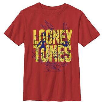 Boys 8-20 Looney Tunes Pop Tunes Graphic Tee