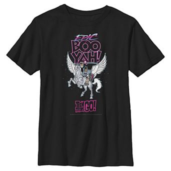 Boys 6-20 DC Comics Graphic Teen Titans Go! Cyborg Epic Boo Yah Graphic Tee