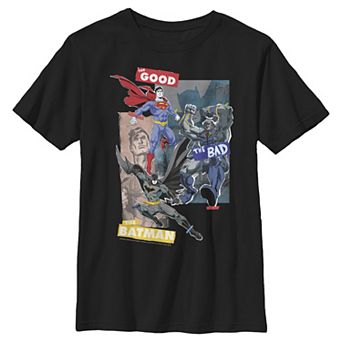 Boys 8-20 DC Comics Justice League The Good The Bad The Batman Graphic Tee
