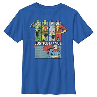 Boys 6-20 DC Comics Justice League Panels Graphic Tee