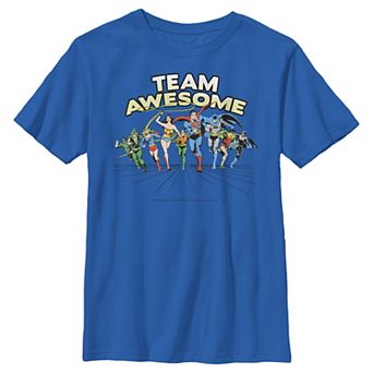 Boys 6-20 DC Comics Justice League Team Awesome Graphic Tee