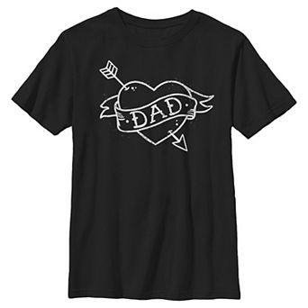 Boys 6-20 Fifth Sun Dad Heart Graphic Tee