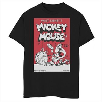 Disney's Mickey Mouse Boys 8-20 Musical Retro Comic Graphic Tee
