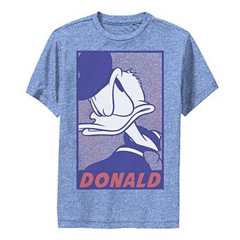 Disney's Donald Duck Boys 8-20 Comic Pop Dot Fill Portrait Performance Graphic Tee