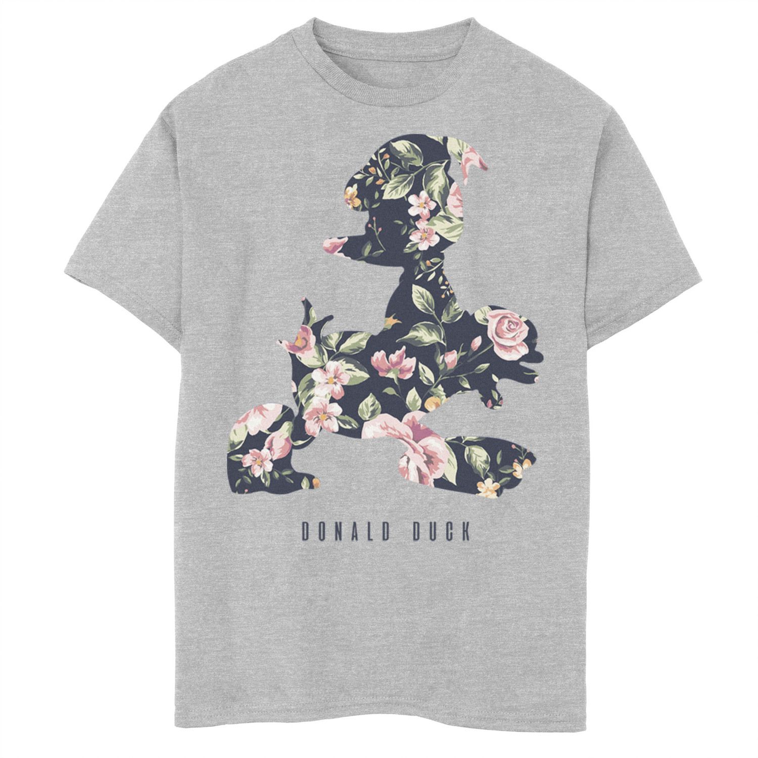 Image for Disney 's Donald Duck Boys 8-20 Floral Fill Silhouette Graphic Tee at Kohl's.