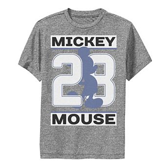 Disney's Mickey Mouse Boys 8-20 #28 Mickey Silhouette Performance Graphic Tee