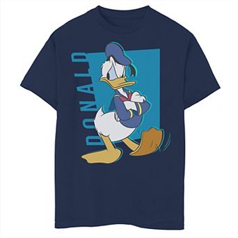Disney's Donald Duck Boys 6-20 Pop Art Portrait Moody Graphic Tee