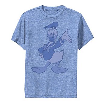 Disney's Donald Duck Boys 6-20 Blue Hue Stance Portrait Performance Graphic Tee