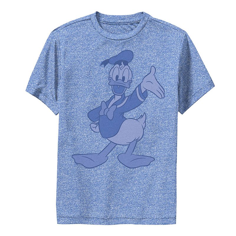 Disneys Donald Duck Boys 8-20 Blue Hue Stance Portrait Performance Graphic