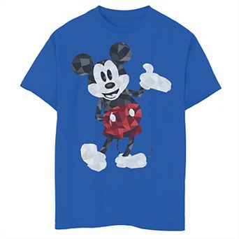 Disney's Mickey Mouse Boys 6-20 Poly Mickey Portrait Graphic Tee