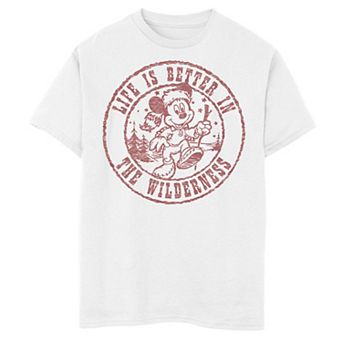 Disney's Mickey Mouse & Friends Boys 8-20 Life Is Better In The Wilderness Graphic Tee