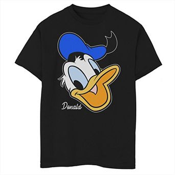 Disney's Donald Duck Boys 8-20 Smiling Face Portrait Graphic Tee