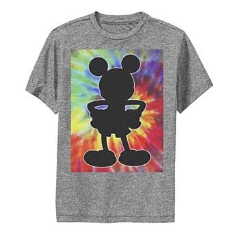 Disney's Mickey Mouse Boys 8-20 Tie Dye Silhouette Performance Graphic Tee