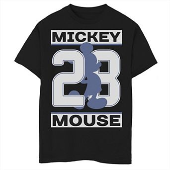 Disney's Mickey Mouse Boys 6-20 #28 Mickey Silhouette Graphic Tee