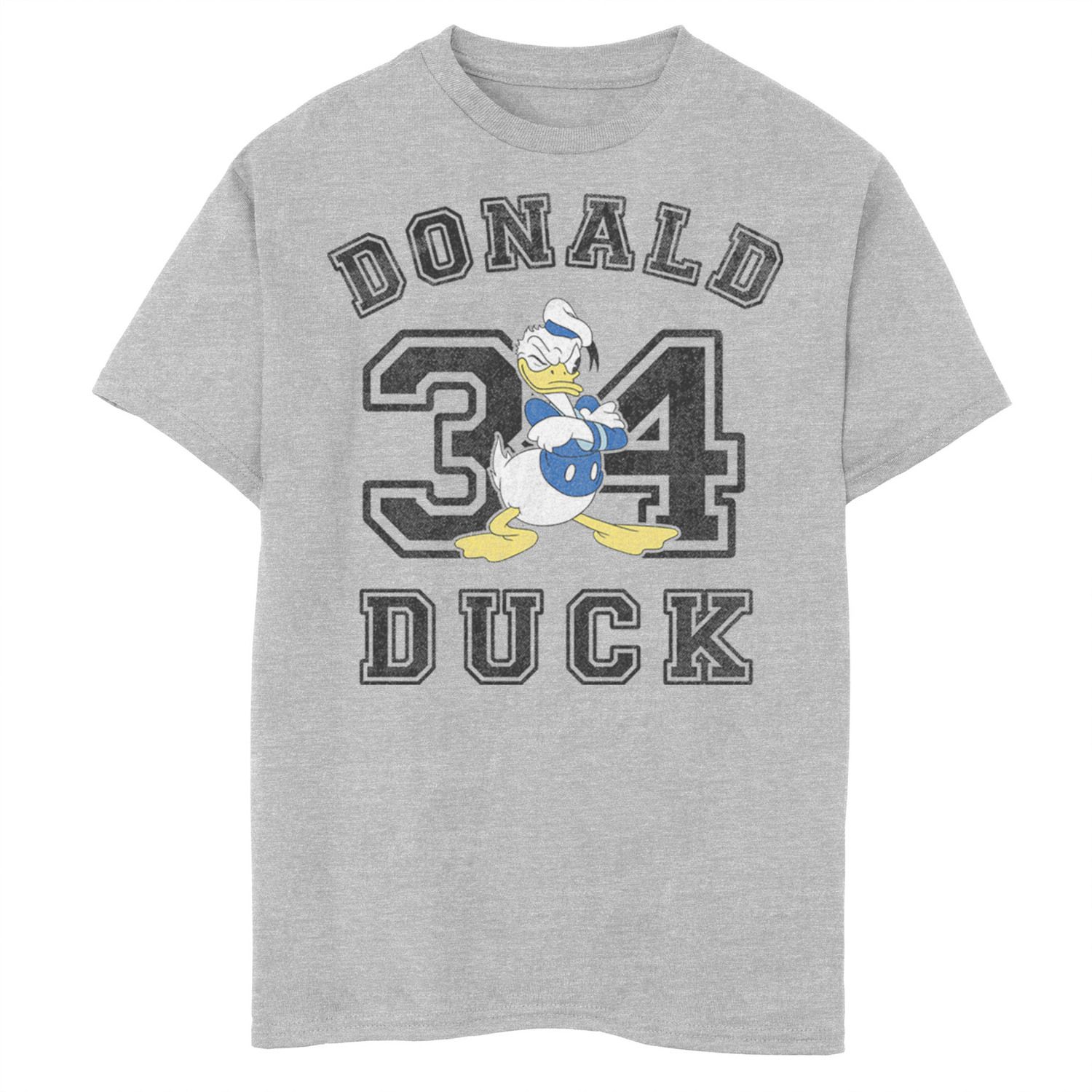 Image for Disney 's Donald Duck Boys 8-20 Varsity Text #34 Portrait Graphic Tee at Kohl's.