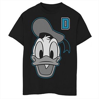 Disney's Donald Duck Boys 8-20 Varsity Letter Face Graphic Tee
