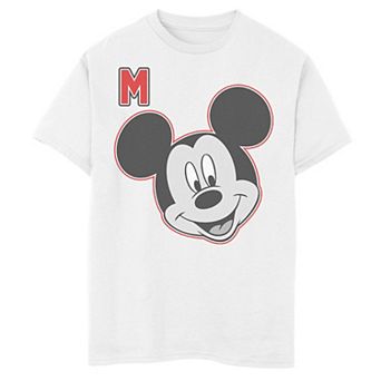 Disney's Mickey Mouse Boys 8-20 Varsity Letter Face Graphic Tee