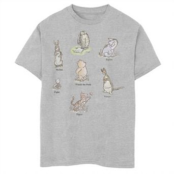 Disney's Winnie The Pooh Boys 8-20 Classic Group Shot Graphic Tee