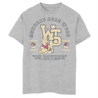 Disney's Winnie The Pooh Boys 8-20 Hundred Acre Wood Collegiate Graphic Tee