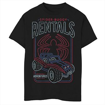 Boys 8-20 Marvel Spider-Man Retro Spider-Buggy Rentals Graphic Tee