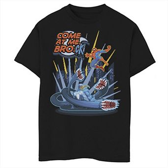Boys 8-20 Marvel Spider-Man Come At Me Brock Video Game Scene Graphic Tee