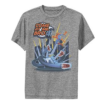 Boys 8-20 Marvel Spider-Man Come At Me Brock Video Game Scene Performance Graphic Tee