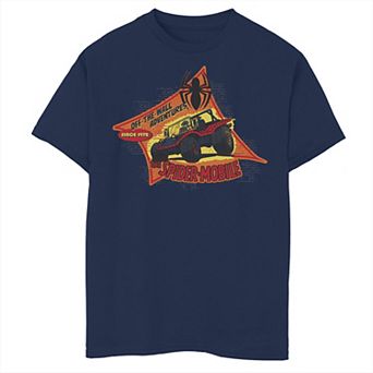 Boys 8-20 Marvel Spider-Man Retro Spider-Mobile Adventures Graphic Tee
