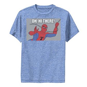 Boys 8-20 Marvel Spider-Man Swinging Oh, Hi There! Vintage Portrait Performance Graphic Tee