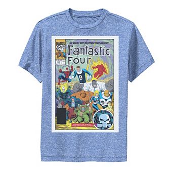Boys 8-20 Marvel D23 Exclusive Fantastic Four Vintage Comic Book Cover Performance Graphic Tee