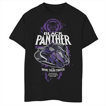 Boys 8-20 Marvel Black Panther The Royal Talon Fighter Graphic Tee