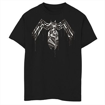 Boys 8-20 Marvel Spider-Man Abstract Web Fill Paint Drip Logo Graphic Tee