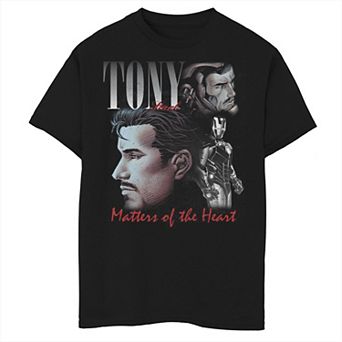 Boys 8-20 Marvel Tony Stark Homage Poster Graphic Tee