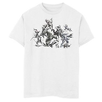 Boys 8-20 Marvel Avengers Splat Art Poster Graphic Tee