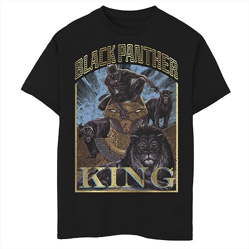 Boys 8 20 Marvel Black Panther King Poster Graphic Tee - kohl s boys 8 20 roblox power up tee Boys 8 20 Marvel Black Panther King Poster Graphic Tee - boys 8 20 roblox power up tee
