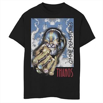 Boys 8-20 Marvel Thanos Homage Poster Graphic Tee