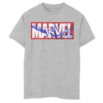 Boys 8-20 Marvel Spider-Man Large Classic Movie Logo Graphic Tee