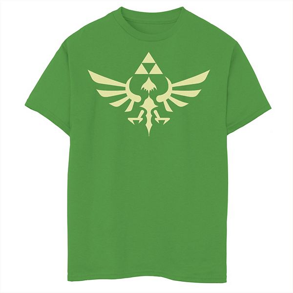 Boys 8-20 Nintendo Legend Of Zelda Blue Royal Crest Graphic Tee