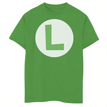 Boys 8-20 Nintendo Super Mario Luigi Icon Costume Graphic Tee