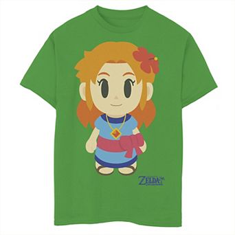 Boys 8-20 Nintendo Legend Of Zelda Links Awakening Marin Avatar Style Portrait Graphic Tee