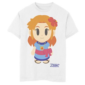 Boys 8-20 Nintendo Legend Of Zelda Links Awakening Marin Avatar Style Portrait Graphic Tee