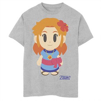Boys 6-20 Nintendo Legend Of Zelda Links Awakening Marin Avatar Style Portrait Graphic Tee