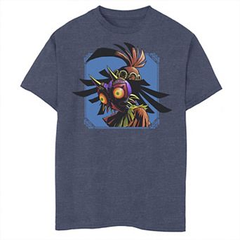 Boys 8-20 Nintendo Skull Kid Face Graphic Tee Graphic Tee