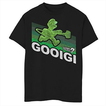 Boys 6-20 Nintendo Luigi's Mansion 3 Gooigi Color Fade Logo Graphic Tee