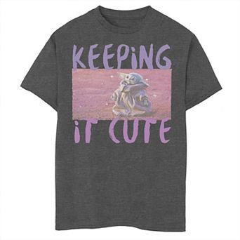 Boys 8-20 Star Wars The Mandalorian The Child aka Baby Yoda Keeping It Cute Graphic Tee