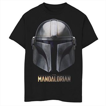 Boys 8-20 Boys Star Wars Mandalorian Helmet Graphic Tee