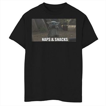 Boys 6-20 Boys Star Wars Naps Snacks Graphic Tee