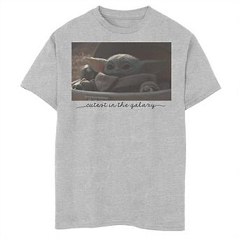 Boys 6-20 Star Wars The Mandalorian The Child aka Baby Yoda Cutest In The Galaxy Graphic Tee