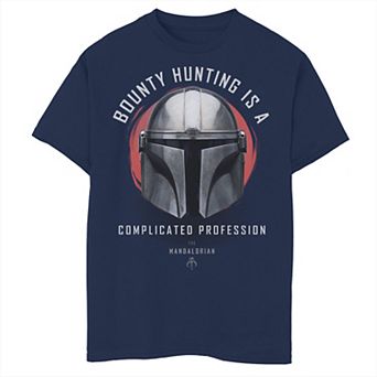 Boys 6-20 Star Wars The Mandalorian A Complicated Profession Portrait Graphic Tee